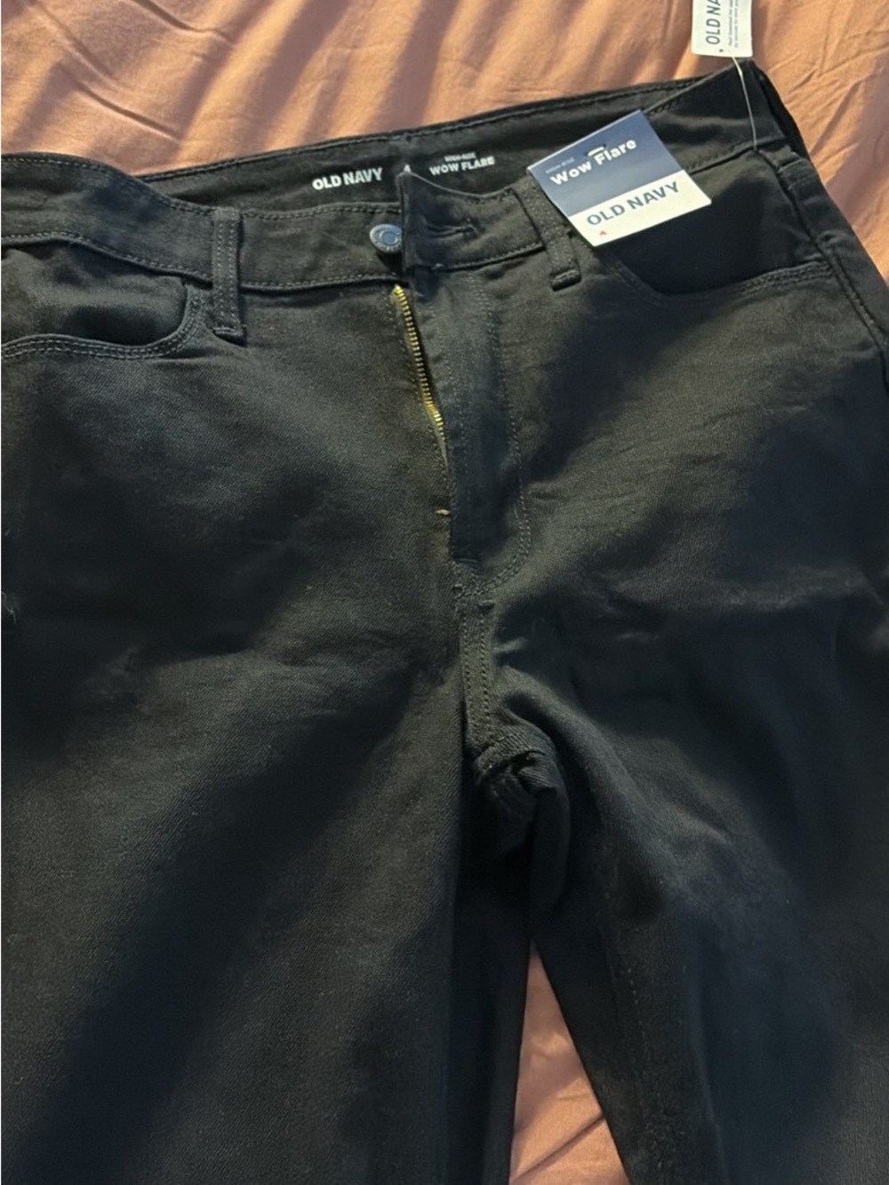 Old Navy Black Wow Flare Jeans